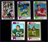 (5) 1973 Topps NFL Cards w/ #295 Bob Griese