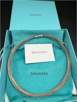 Tiffany & Co Wire Choker Collar Silver Germany 16"