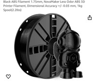 Black ABS Filament 1.75mm Printer Filament