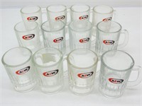 Set of 12 A & W Root-Beer Mini Glass Mugs
