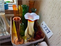Multi-Colored Bud Vases