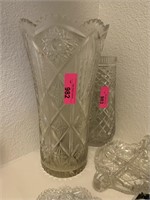 LARGE GLASS VASE