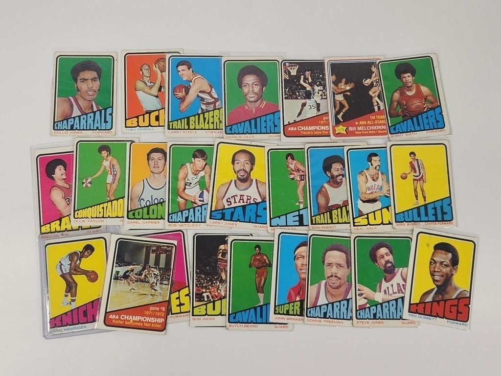 ASSORTMENT OF 1972 73 TOPPS BASKETBALL