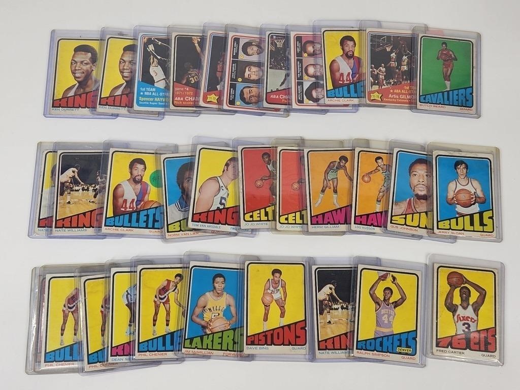 ASSORTMENT OF 1972 73 TOPPS BASKETBALL