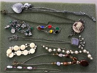 Assortment of necklaces and bracelets