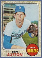 Sharp 1968 Topps #103 Don Sutton LA Dodgers
