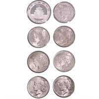 1922-2015 US Silver Peace Dollars and Chinese