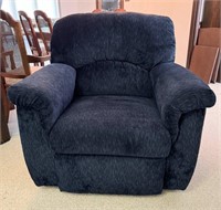 Blue Lazy Boy Rocker / Recliner - Some Wear