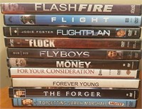 10 Lightly Used DVD's