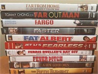 10 Lightly Used DVD's