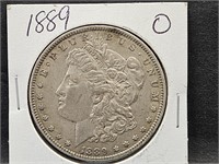 1889 O Morgan Silver Dollar Coin
