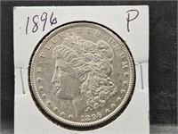 1896 Silver Morgan Dollar Coin