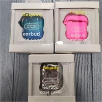 Qty.3-Apple AirPods Gen 1/2 Case with Clip