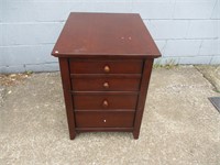 End Table with Drawers 20x26x26"