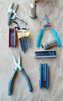 TOOLS- ALLEN WRENCHES- CHANNELOCKS AND MORE-