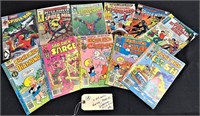 11 old Harvey Marvel comics Spiderman Richie Rich+