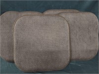 4 - Brown seat cushions