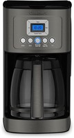 14 Cup Cuisinart Coffee Maker  Black Steel