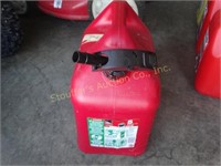 1- 5 gal plastic gas can
