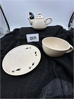 3 Piece Bear Tea Set