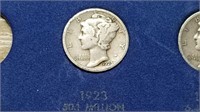 1923 Mercury Dime From A Set