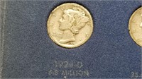 1924 D Mercury Dime From A Set