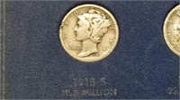 1918 S Mercury Dime From A Set