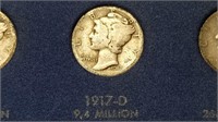 1917 D Mercury Dime High Grade From A Set