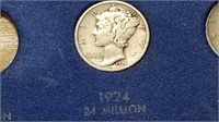 1924 Mercury Dime From A Set