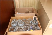 2 BOXES OF FRUIT JARS