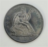 1859 SEATED LIBERTY HALF DOLLAR