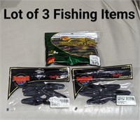 Lot of 3 Fishing Items