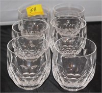 WATERFORD CRYSTAL COCKTAIL GLASSES - SET OF 6