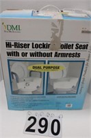Hi-Riser Locking Toilet Seat