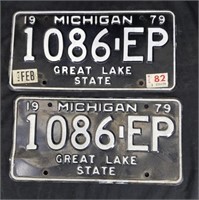 Michigan license plate lot 16