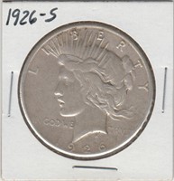 US Coins Peace Silver Dollar 1926-S