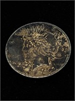 Antique 1922 $1 Silver Peace Dollar Coin