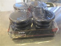 New Packs of 12 Winco 3 oz Ramekins Black