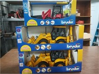 (3) Bruder Tractor & Bulldozers