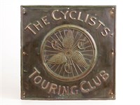 The Cyclist's Touring Club Copper Sign