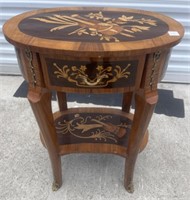 Small French style side table 20” wide 13” deep