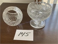 Waterford Heavy Crystal Candy Dish & Basket