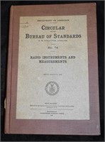 Radio Instruments and Measurements by S.W. Stratto
