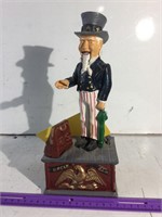 Uncle Sam Cast Iron Bank