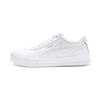 PUMA Womens Carina Sneaker, Puma White-puma White-