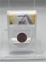1997-D MS63 6 Step Jefferson Nickel