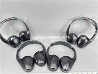 (4) new pairs of headphones