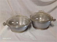 2 pcs Guardian Ware, chip on one lid