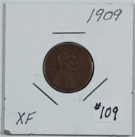 1909  Lincoln Cent   XF