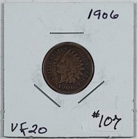 1906  Indian Head Cent   VF